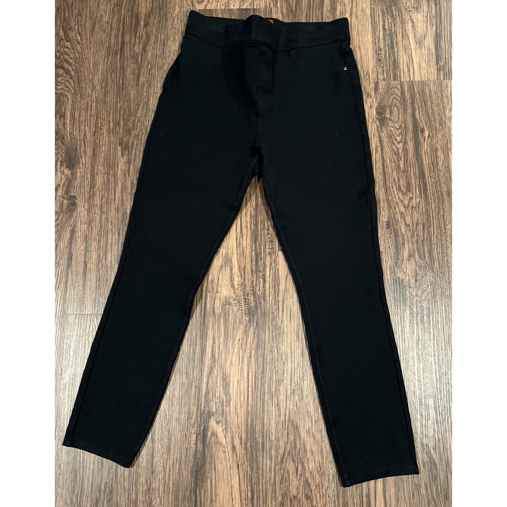 Spanx Pull On Slim Skinny Leg Pointe Black Pants Size M